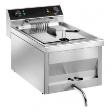 Friggitrice Snack-Bar Professionale Elettrica da Banco Vasca Singola Lt 12